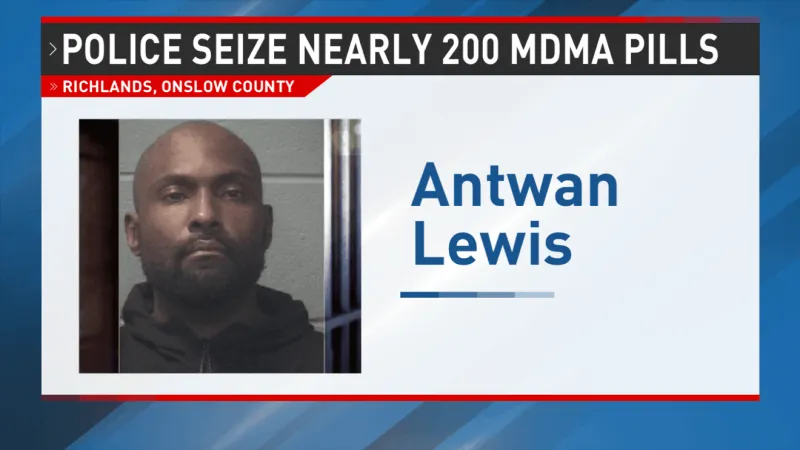 Jacksonville man charged with MDMA trafficking after Richlands arrest