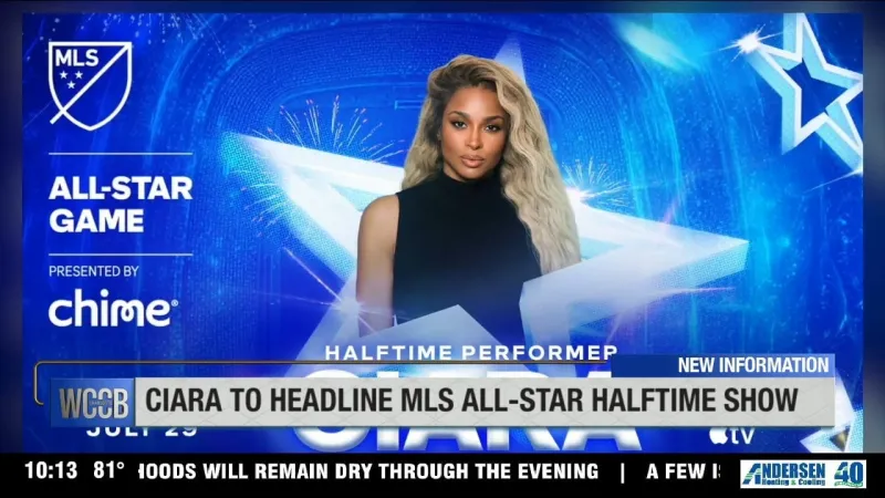 Ciara to host MLS All Star Halftime Show at Bank of America Stadium