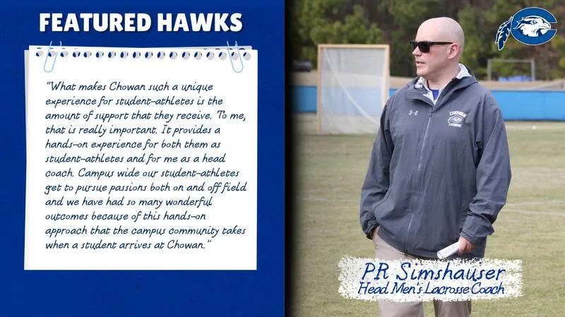Featured Hawks: Spotlight on PR Simshauser, Head Men's Lacrosse Coach