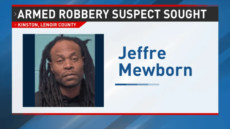 Kinston police searching for armed robbery suspect