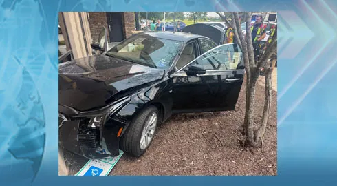 Driver Injured After Car Slams Into Clayton Medical Office