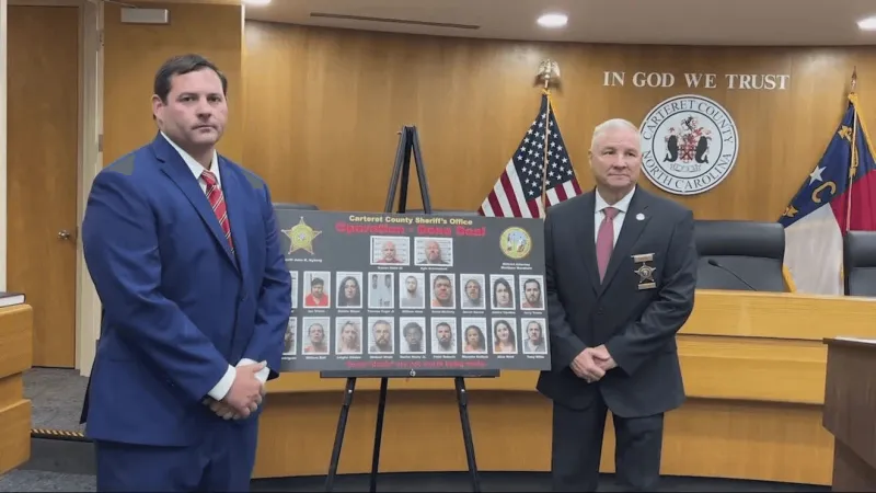 Sheriff's office unveils Operation Done Deal results; 20 arrested, more expected