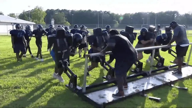 High school football teams continue preseason practices across Eastern NC