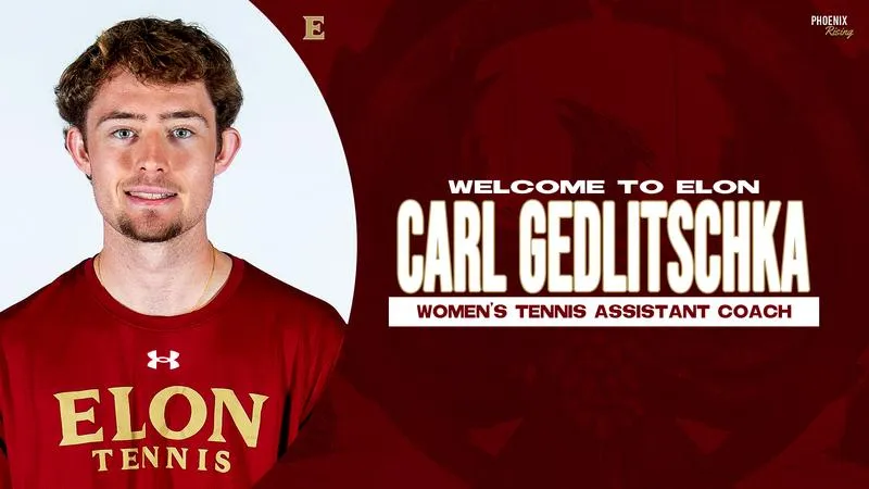 Carl Gedlitschka Named Women's Tennis Assistant Coach