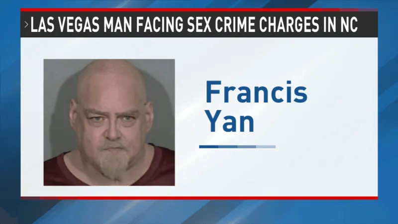 Las Vegas man charged with multiple child sex crimes in North Carolina investigation