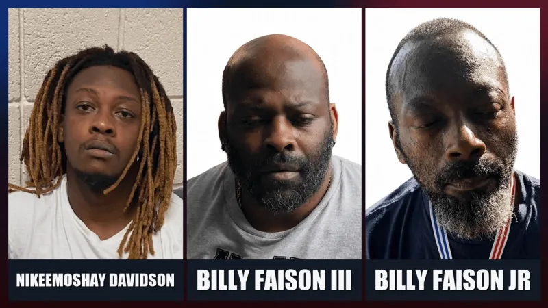 Three arrested after Duplin County search warrant executed in Warsaw