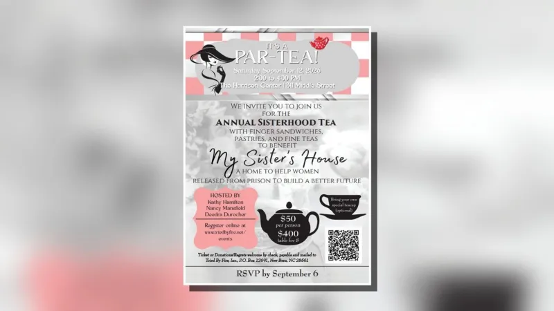 Sisterhood Par-Tea to mark fifth anniversary in New Bern