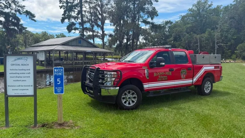 Lack of hydrants spurs Blounts Creek VFD to mark state-approved water access sites