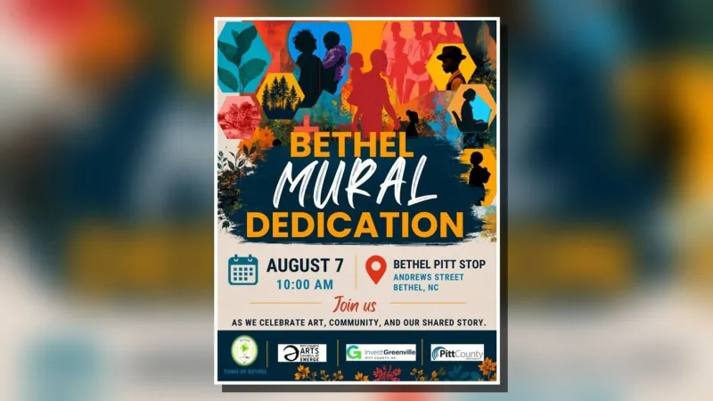 Bethel to dedicate new community mural Aug. 7 at Bethel Pitt Stop on Andrews Street