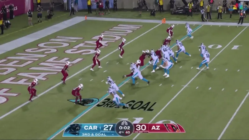 Haynes King dives in at the buzzer to lift Panthers past Cardinals 33-30 in opener