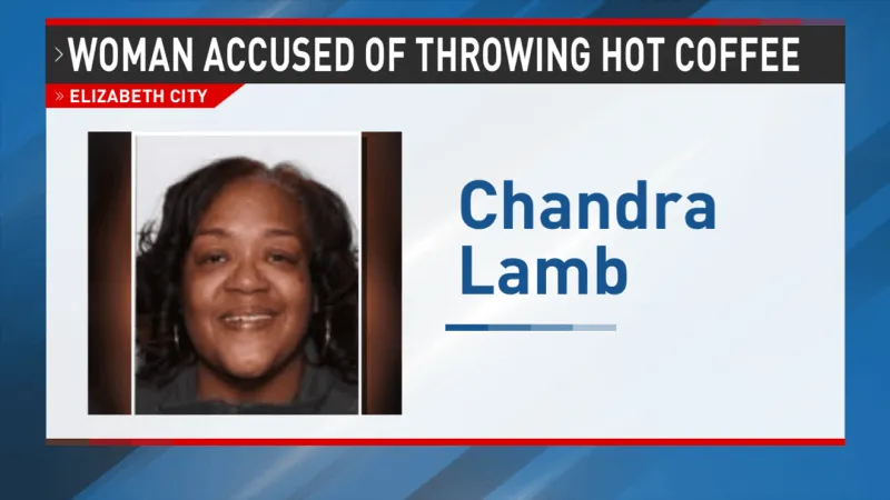 Woman charged after Elizabeth City store employee burned with hot coffee, police say