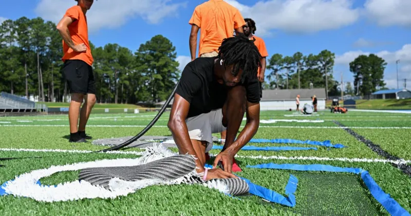 Home Turf Has New Look at Union Pines