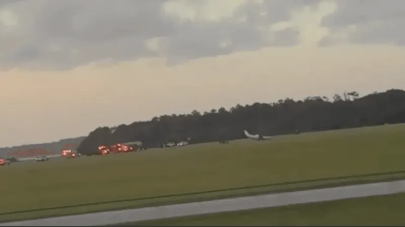Emergency response underway at Michael J. Smith Field Airport in Beaufort