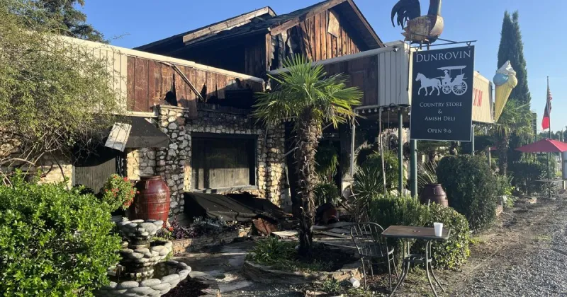 Fire Damages Dunrovin Country Store in Vass