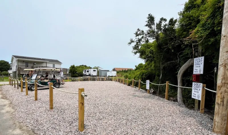 Some golf-cart parking now available at Springer's Point