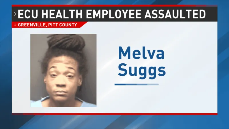 Farmville woman charged with assaulting ECU Health employee