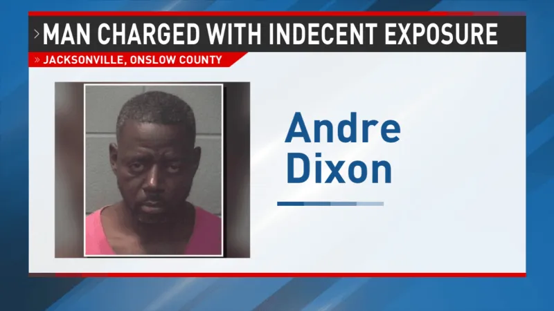 Jacksonville man charged with indecent exposure