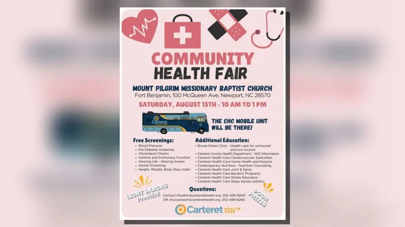 Free community health fair coming to Newport