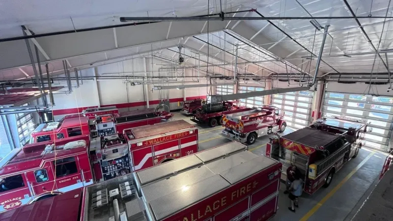 Wallace's new fire station is now operating; grand opening and centennial set for fall