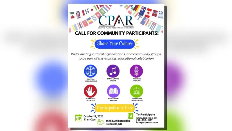 Coastal Plains Association of Realtors seeks participants for Greenville Cultural Fair