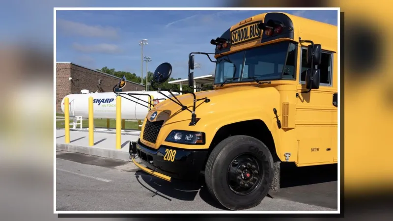 Onslow County Schools adds six propane buses, set to roll out for 2026-27 school year
