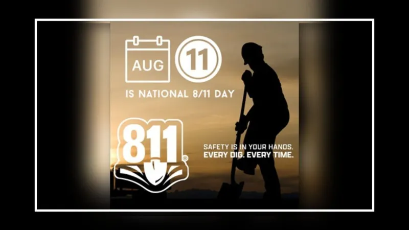 National 811 Day reminds residents to mark underground lines before digging