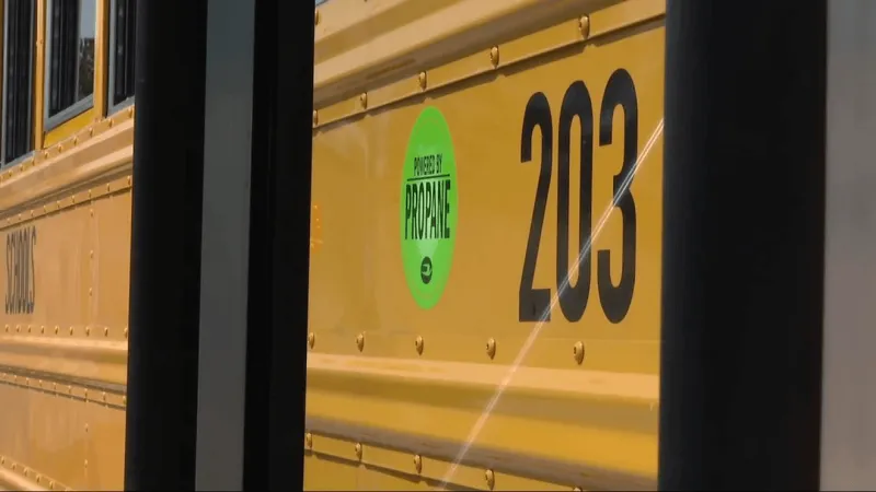 Onslow County Schools rolls out six new propane buses to cut fuel costs