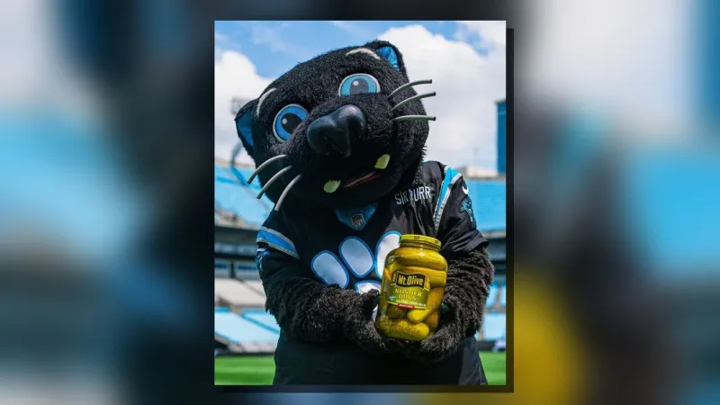 Pickle pouches and pickle juice pop up as Mt. Olive perks Panthers fans at games