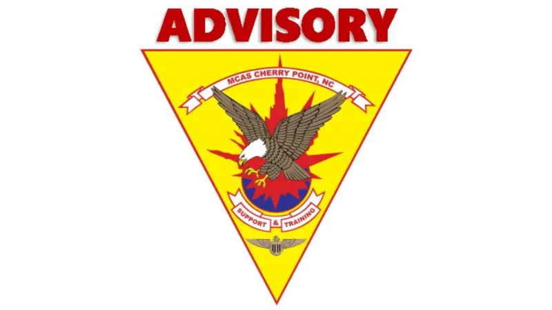 Main Gate outbound lanes at MCAS Cherry Point to close Aug. 17 for 4-6 weeks