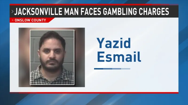 Jacksonville man faces gambling, video gaming machine charges
