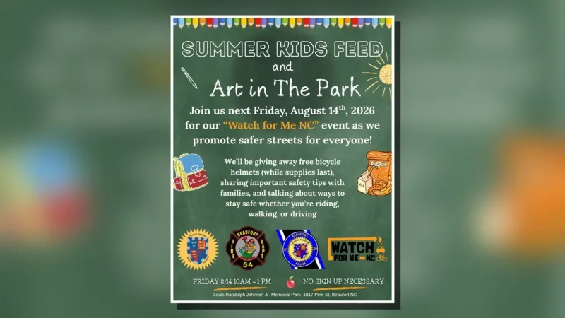 Summer Finale: Beaufort hosts Summer Kids Feed and Art in the Park