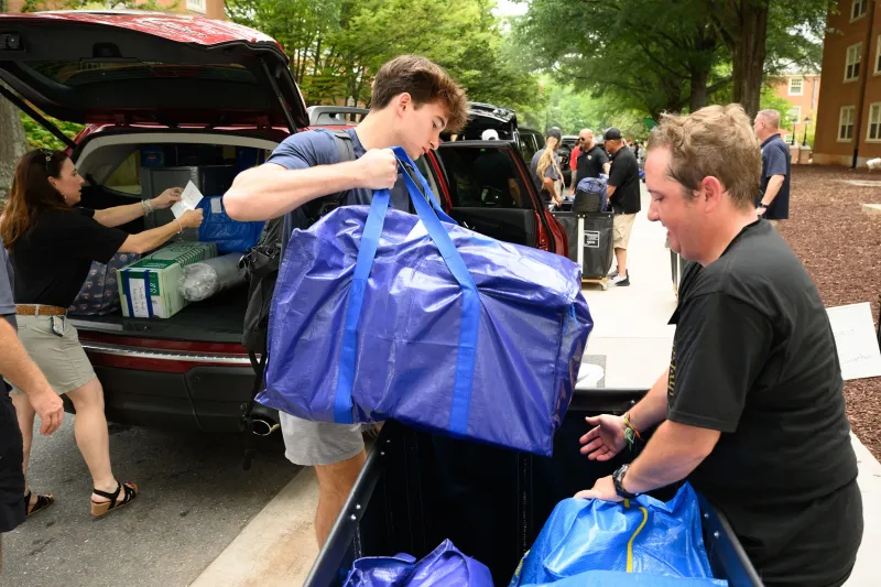 Class of 2030 arrives on the Wake Forest campus
