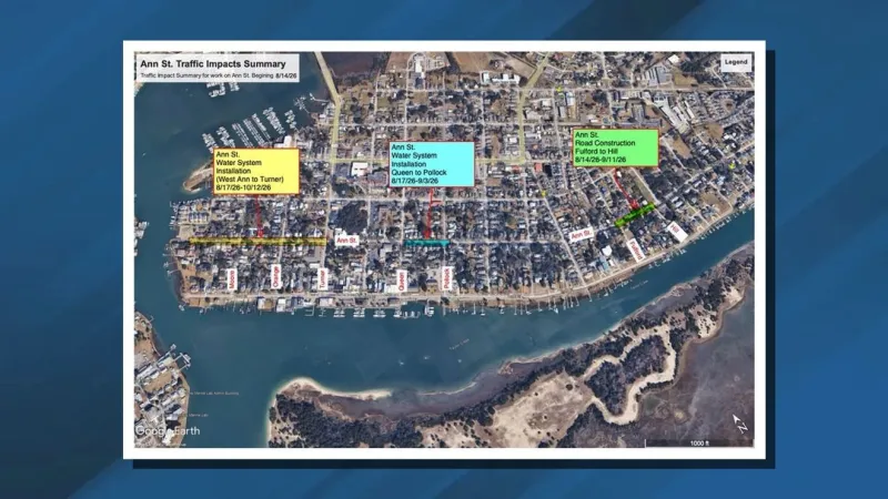 Beaufort schedules daytime Ann Street closures for road, water system project