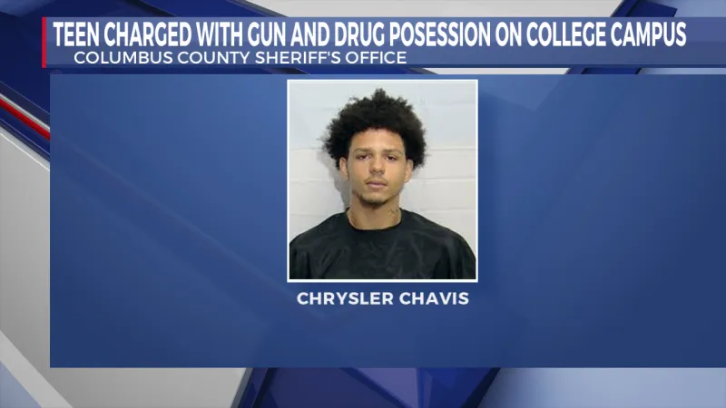 18-year-old charged with bringing gun, marijuana onto Southeastern Community College campus