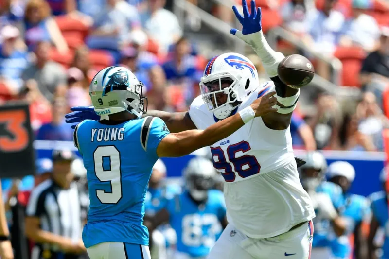 Josh Allen gets comfortable in Bills' new stadium with TD pass in 29-14 preseason win over Panthers