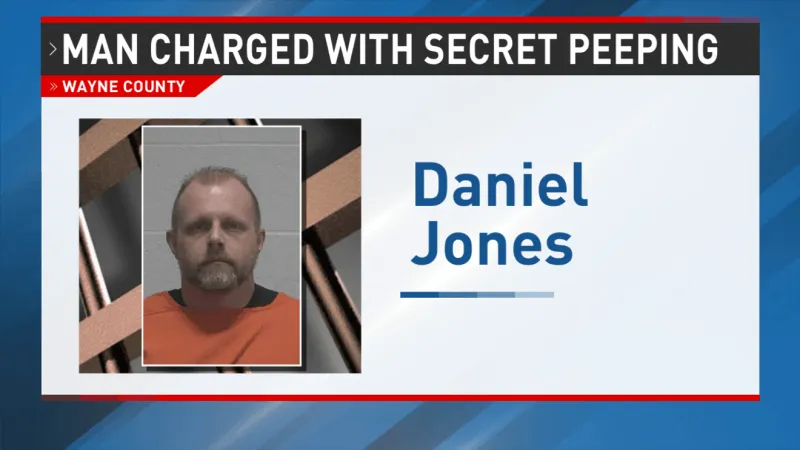 Mount Olive man charged with felony secret peeping