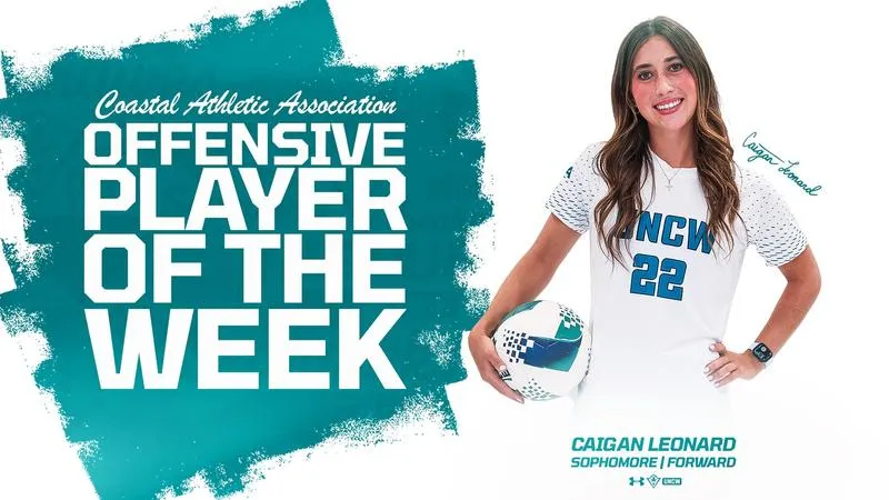 Leonard Named CAA Offensive Player of the Week