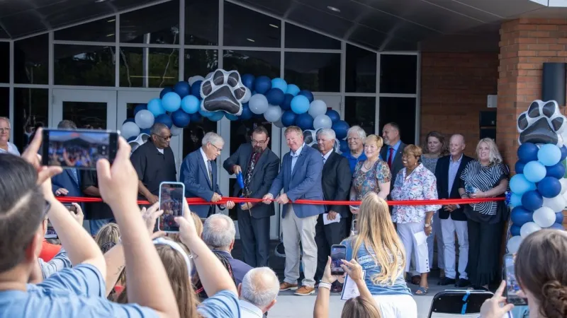 Ribbon-cutting marks opening of new Washington Elementary School in Beaufort County