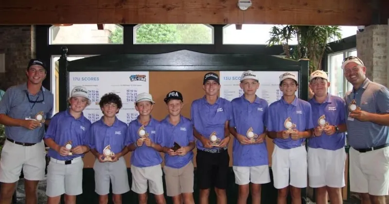 Moore County Golfers Help PGA Junior League Team to Sectional Win