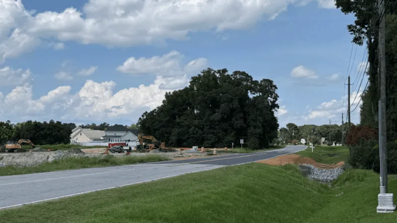 Corey Road reopens after weeks closed for stormwater improvements near Boyd Lee Park