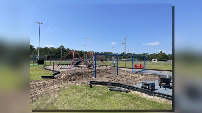 West Craven Park playground closed as crews replace surfacing, county says