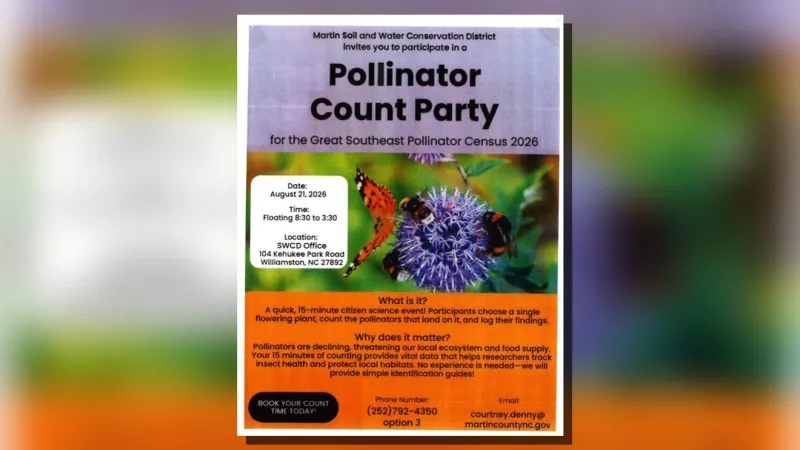 Pollinator decline spotlighted as citizen count returns to Martin County Aug. 21