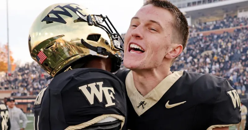 'It's not normal what we do,' says Wake Forest's kicker Connor Calvert