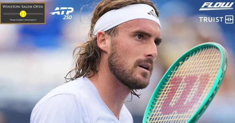 Stefanos Tsitsipas and rising star Cruz Hewitt will play in Winston-Salem Open