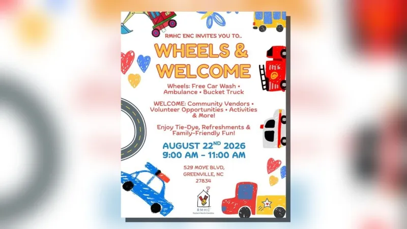 Ronald McDonald House invites Greenville families to free Wheels & Welcome event