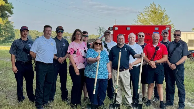 Two years after fire, Community Baptist Church breaks ground on new Newport site