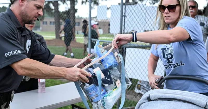 Athletic Events Following Clear Bag Guidelines