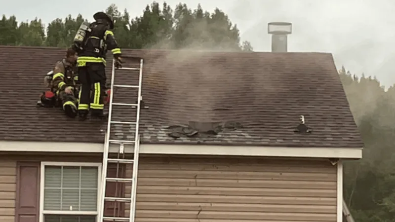 Browntown Road house damaged in Friday afternoon attic fire