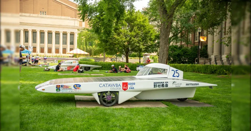 Catawba's solar team earns national sportsmanship award