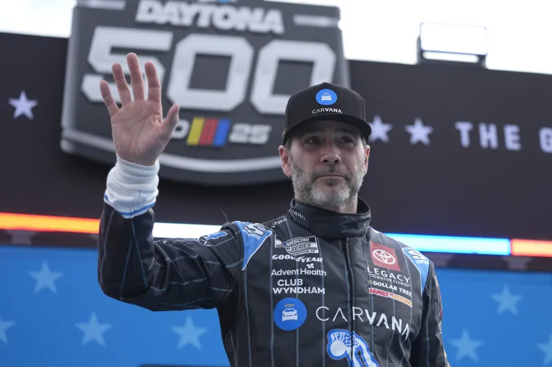 Johnson set to leave NASCAR with famous friends in tow and a star on Hollywood's Walk of Fame